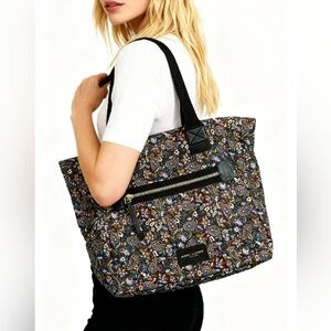 Like New Marc Jacobs Floral Black Tote Bag Excellent Condition
